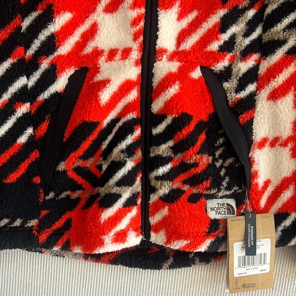 The North Face NWT Cabin Fleece Full Zip Jacket Fiery Red Womens Size XS Cozy - Picture 10 of 16